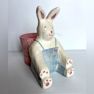 Papier Mâché Vintage Easter Bunny
